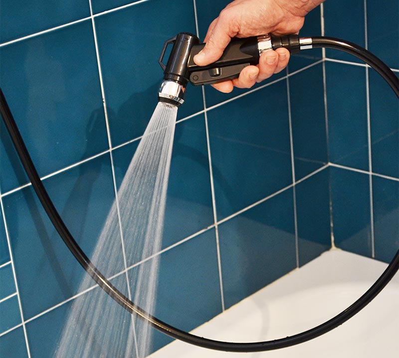micronette regal black shower function